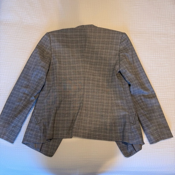 Banana Republic Gray Plaid Blazer Jacket - Picture 5 of 5